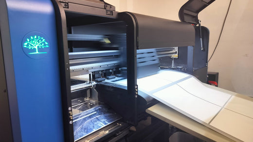 Direct-to-film printing process equipment at DARTMAR